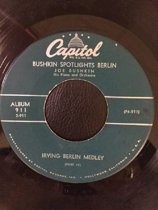 Joe Bushkin, His Piano And Orchestra : Bushkin Spotlights Berlin (7")