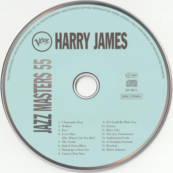 Harry James (2) : Verve Jazz Masters 55 (CD, Comp)