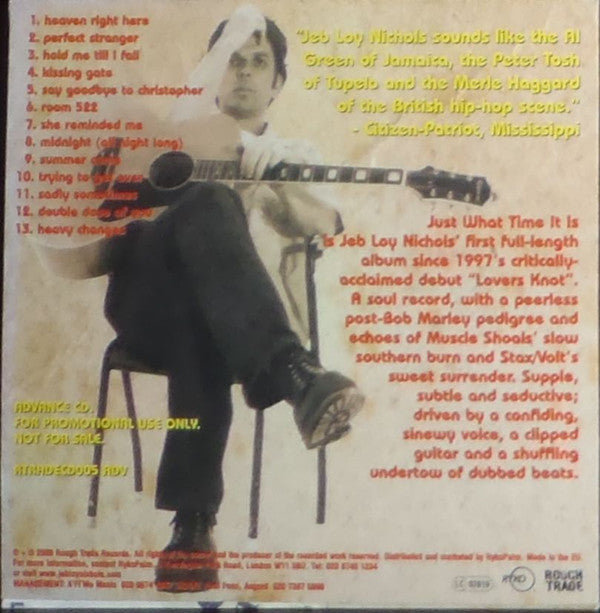 Jeb Loy Nichols : Just What Time It Is (CD, Album, Promo)