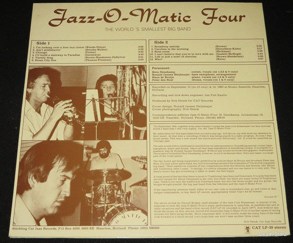 Jazz-O-Matic Four : Looking Over A Four Leaf Clover (LP)