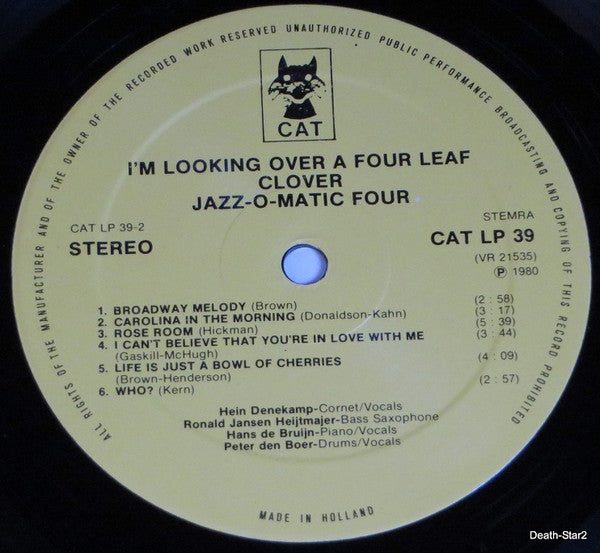 Jazz-O-Matic Four : Looking Over A Four Leaf Clover (LP)
