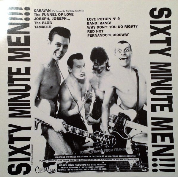 Sixty Minute Men : 10 Exotic Hot Trax For... Terrific Torso-Twisters!!! (10", MiniAlbum)