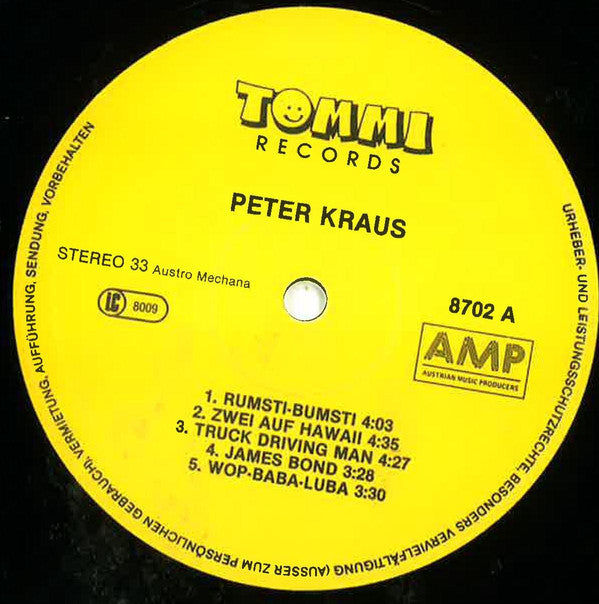 Peter Kraus : 87 (LP, Album)