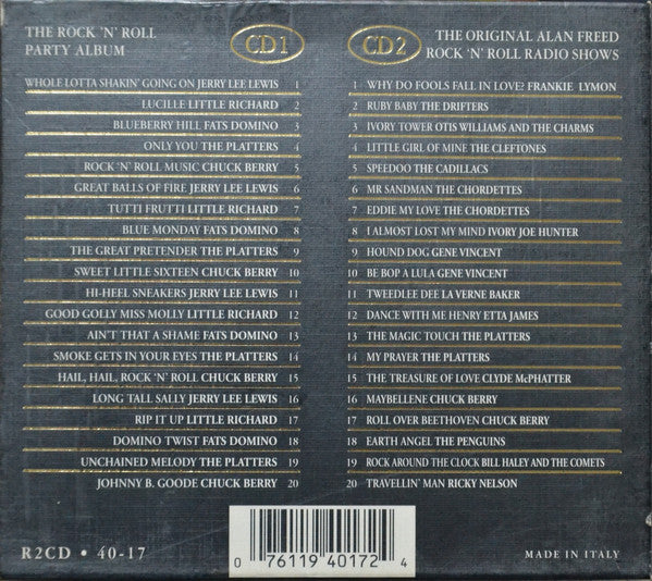 Various : Rock 'N' Roll : Gold Collection: 40 Classic Performances (2xCD, Comp, Gol)