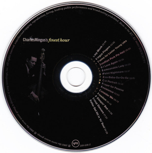 Charles Mingus : Charles Mingus's Finest Hour (CD, Comp)