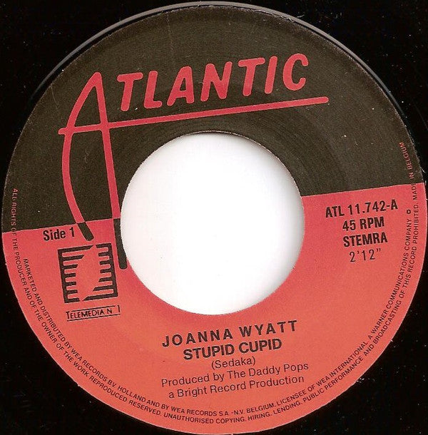 Joanna Wyatt : Stupid Cupid (7", Single)