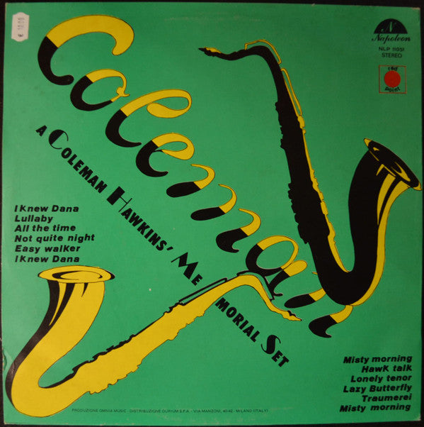 Coleman Hawkins : A Coleman Hawkins' Memorial Set (LP, Album)