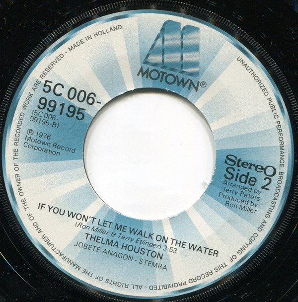 Thelma Houston : Any Way You Like It (7", Single)