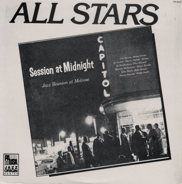Various : Session At Midnight-Jazz Reunion At Melrose (LP, Album, RE)