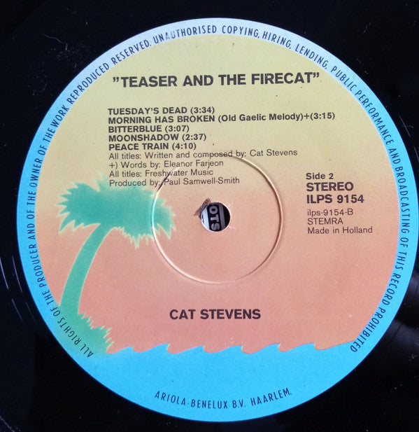 Cat Stevens : Teaser And The Firecat (LP, Album, RE, Gat)