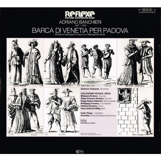 Adriano Banchieri, Gianrico Tedeschi, Collegium Vocale Köln, Colin Tilney, Pere Ros : Barca Di Venetia Per Padova (LP, Quad)