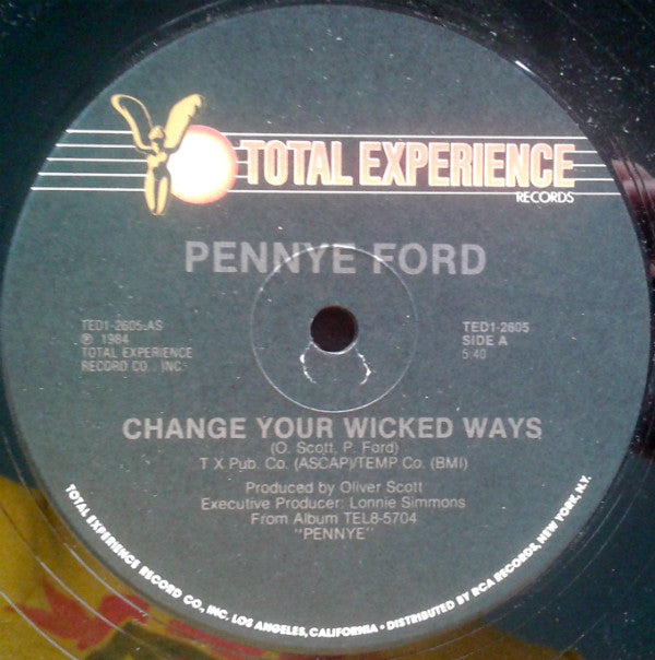 Penny Ford : Change Your Wicked Ways (12")