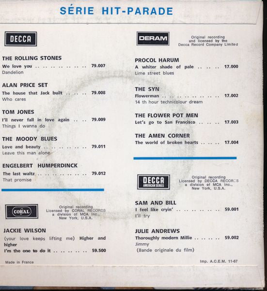 Engelbert Humperdinck : The Last Waltz / That Promise (7", Single)