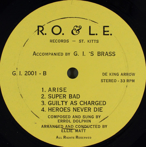 King Arrow And Ellie Matt Accompanied By Ellie Matt & The G. I'S Brass : Kings Of Kings (LP, Album)