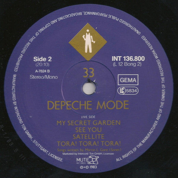 Depeche Mode : Get The Balance Right And Live Tracks (12", Ltd, Num)