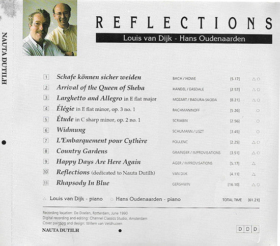 Louis van Dijk - Hans Oudenaarden : Reflections (CD, Album)