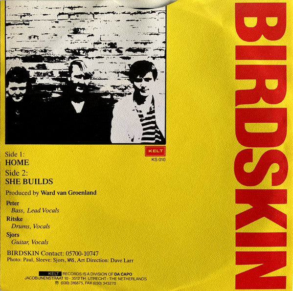 Birdskin : Home / She Builds (7", Single)