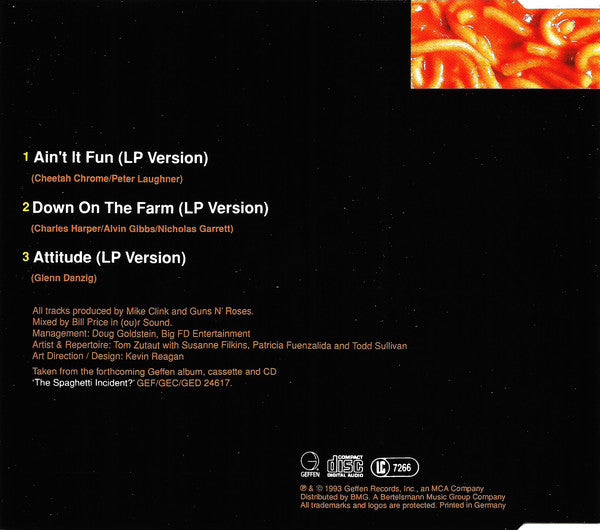 Guns N' Roses : Ain't It Fun (CD, Maxi)