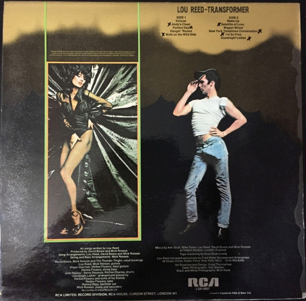 Lou Reed : Transformer (LP, Album, Lam)