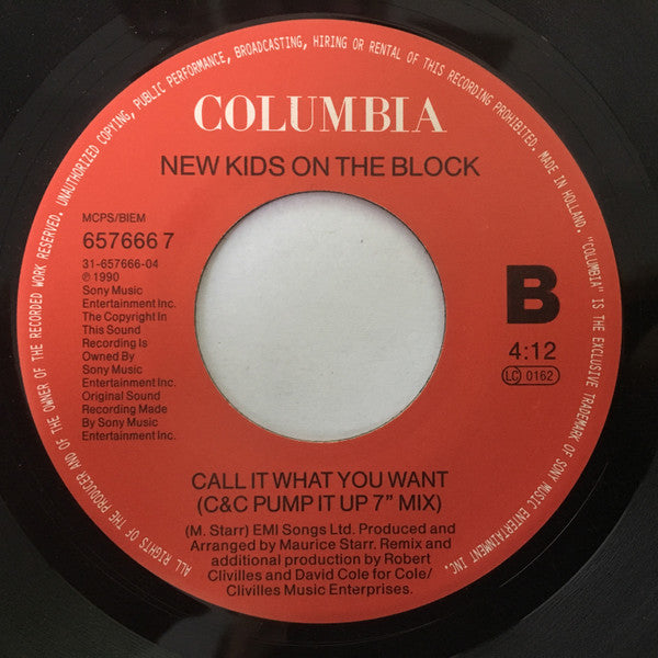 New Kids On The Block : If You Go Away (7", Single)