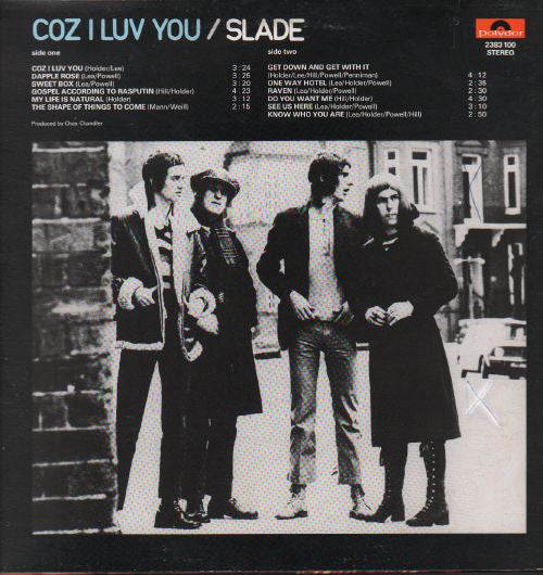 Slade : Coz I Luv You (LP, Comp)