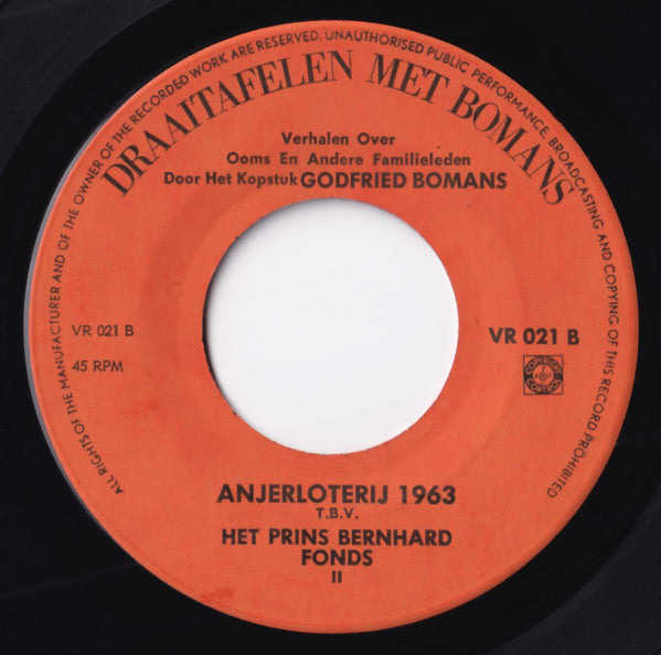 Godfried Bomans : Draaitafelen Met Bomans (7", EP)