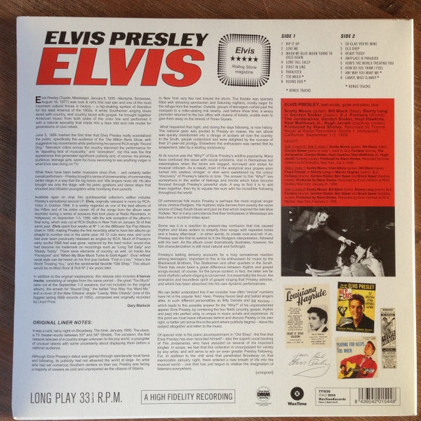 Elvis Presley : Elvis (LP, Album, RE, 180)