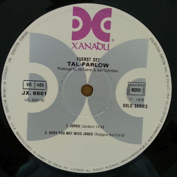 Tal Farlow : Fuerst Set (LP, Album)