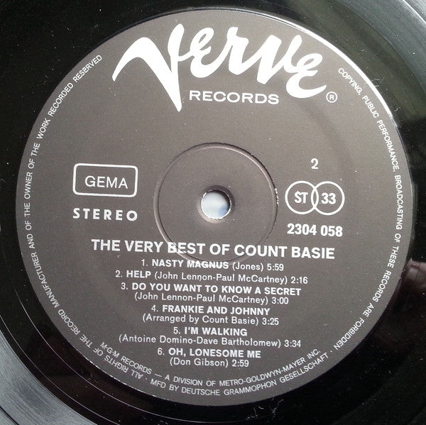 Count Basie : The Very Best Of (LP, Comp)