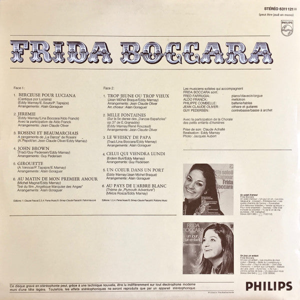 Frida Boccara : Frida Boccara (LP, Album)