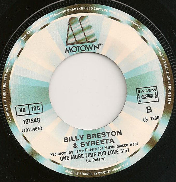 Billy Preston & Syreeta : A New Way To Say I Love You (7", Single)