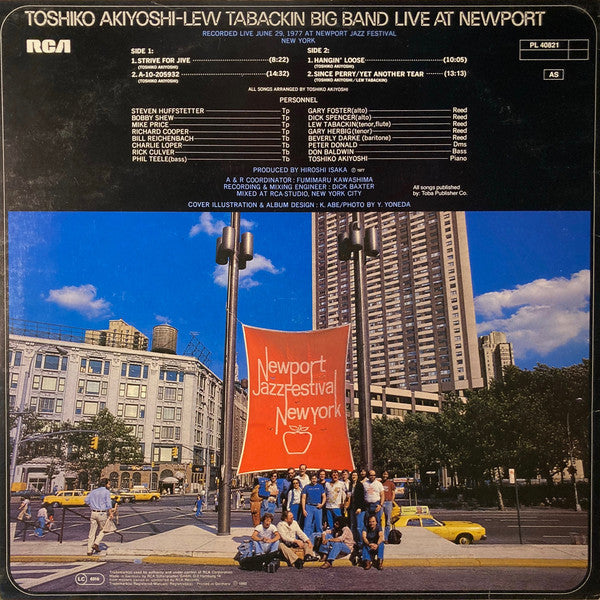 Toshiko Akiyoshi-Lew Tabackin Big Band : Live At Newport (LP)