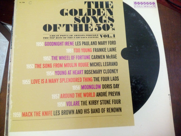 Various : The Golden Songs Of The 50's - Vol 1 (LP, Album, Comp,  )