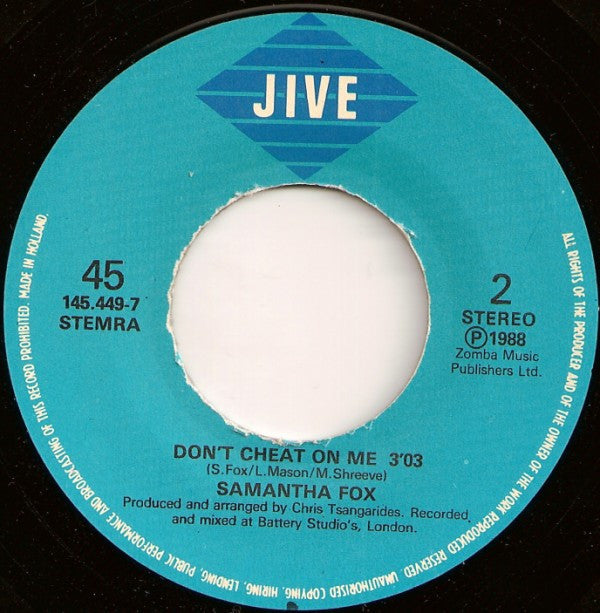 Samantha Fox : Love House (7", Single)