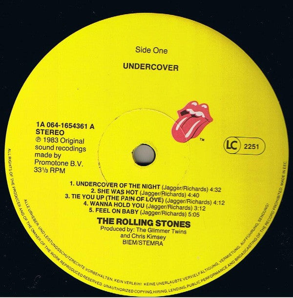 Rolling Stones* : Undercover (LP, Album)