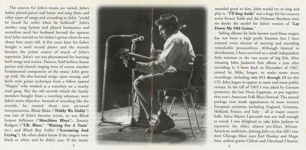 John Jackson (4) : Country Blues & Ditties (CD, Album)