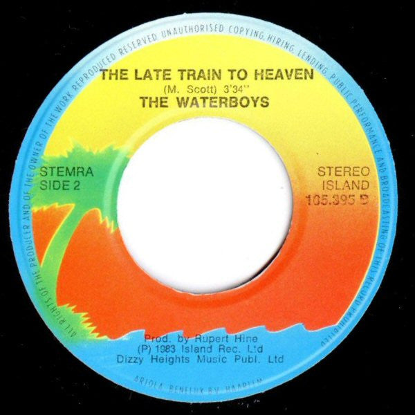 The Waterboys : A Girl Called Johnny (7", Single)