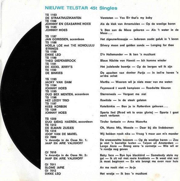 Johnny Hoes En De Feestneuzen Met  Het Hoempa-Orkest : Nog Eentje Om 't Af Te Leren (7", Single, Boo)