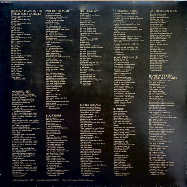 Dan Fogelberg : Souvenirs (LP, Album, RE, Gat)