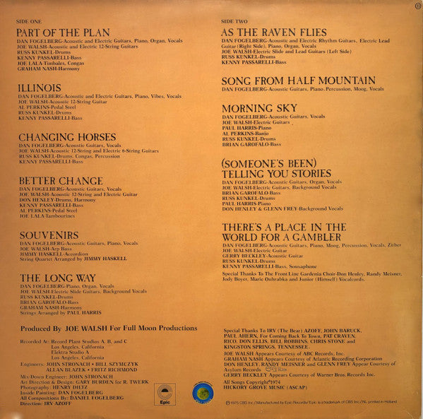 Dan Fogelberg : Souvenirs (LP, Album, RE, Gat)