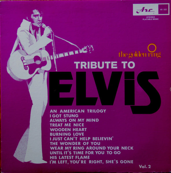 The Golden Ring : Tribute To Elvis Vol. 2 (LP, Album)
