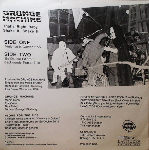 Grunge Machine : That's Right Baby, Shake It, Shake It (7", EP)
