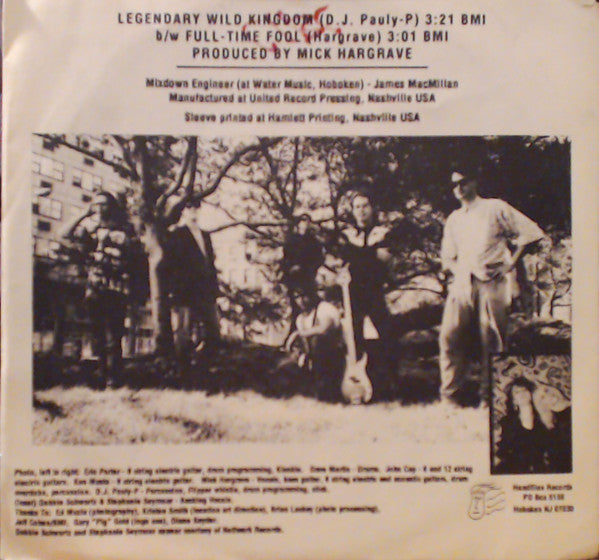 Mick Hargrave And His Legendary Wild Ensemble : Legendary Wild Kingdom B/w Full Time Fool (7", Single)
