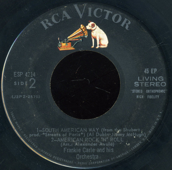 Frankie Carle And His Orchestra : The Roving Piano Of Frankie Carle (7", EP)