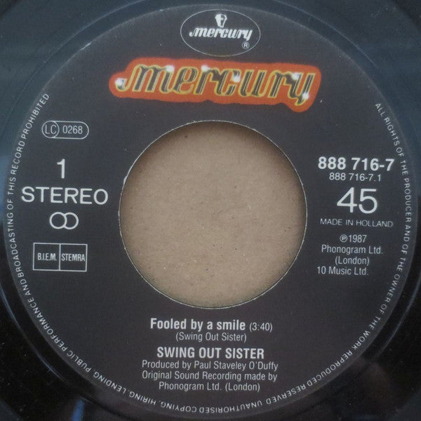 Swing Out Sister : Fooled By A Smile (7", Single)