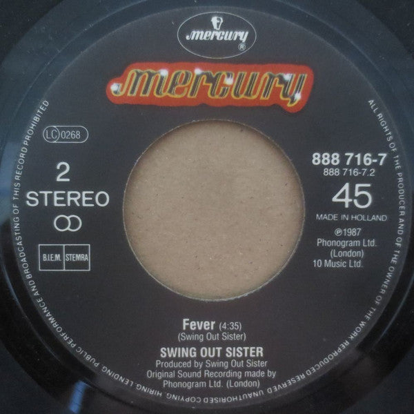 Swing Out Sister : Fooled By A Smile (7", Single)