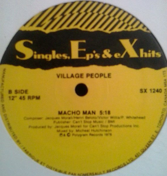 Village People : Y.M.C.A. / Macho Man (12", RE)