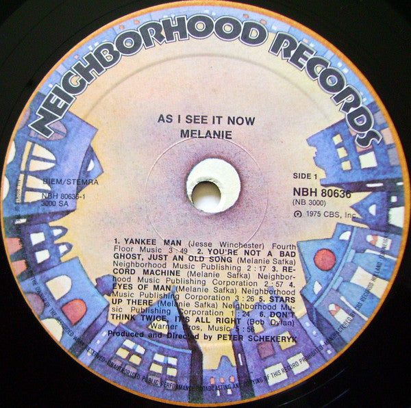 Melanie (2) : As I See It Now (LP, Album, Gat)