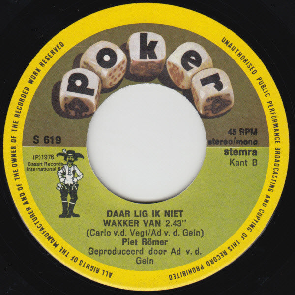 Piet Römer : Ballade Van De Fondseman Van Het Dooiefonds (7", Single)