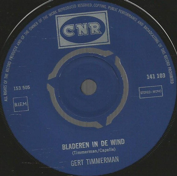 Gert Timmerman : Tampico (7", Single, M/Print)